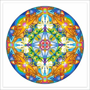 Astrology Mandala by Deva Padma "Gemini"
