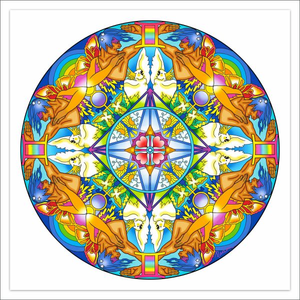 Astrology Mandala by Deva Padma "Gemini"