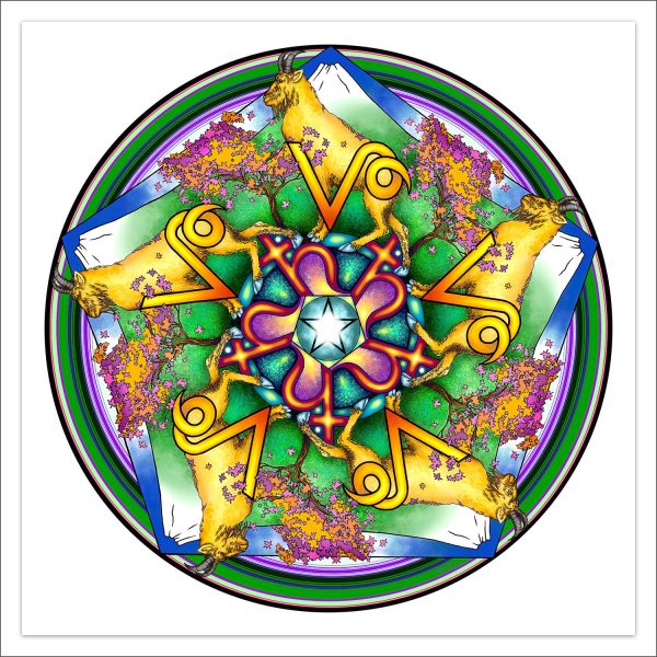 Astrology Mandala by Deva Padma "Capricorn"