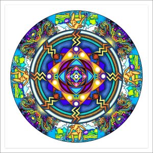 Astrology Mandala by Deva Padma "Aquarius"